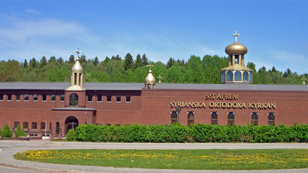 Bild på syriansk ortodox kyrka i Sverige