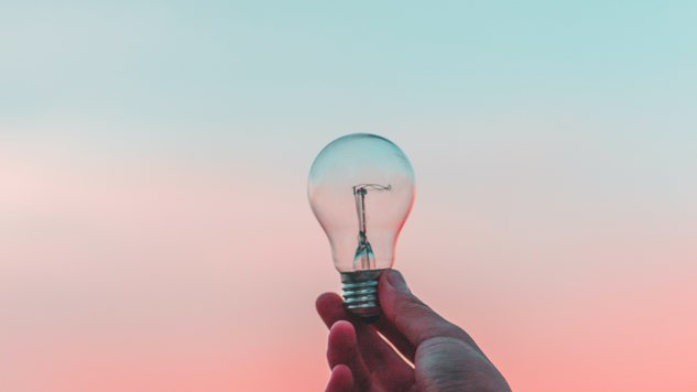 A person holding a bulb. Picture: Unsplash.