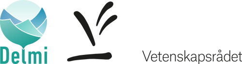 Delmi och Vetenskapsrådet (logotyper)