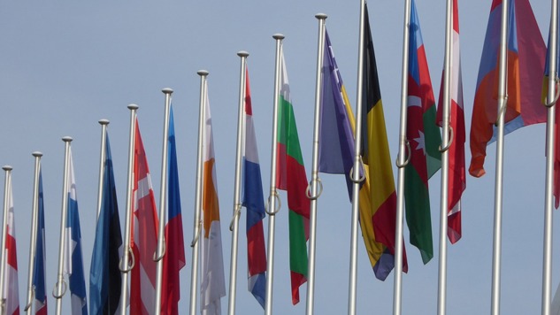 Europeiska unionens flaggor. Bild: Pixabay.